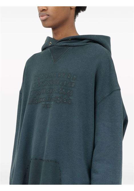 felpa con logo inverso unisex nero antracite in cotone MAISON MARGIELA | S50GU0216 S25570860